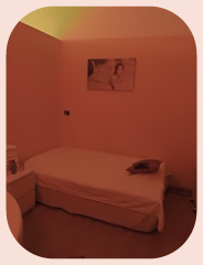Ambiente pulito e curato per massaggi indimenticabili